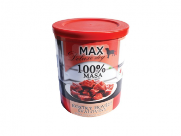 MAX deluxe kostky hovězí svaloviny 800g