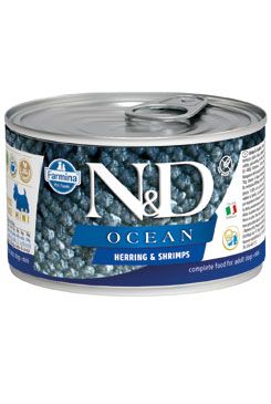 N&D DOG OCEAN Adult Herring & Shrimps Mini 140g N&D DOG OCEAN Adult Herring & Shrimps Mini 140g