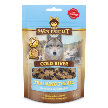 Wolfsblut Training Treats Cold River 70g - pstruh s batáty