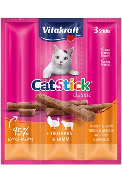 Vitakraft Cat pochoutka Stick mini Turkey+lamb…