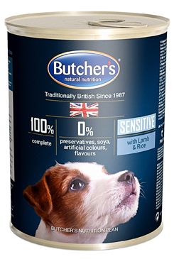 Butcher's Dog Functional Sensit jehně/rýže konz. 390g Butcher's Dog Functional Sensit jehně/rýže konz. 390g