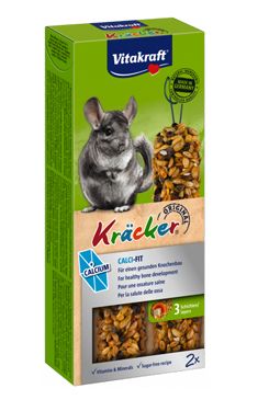 Vitakraft Rodent Chinchilla poch. Calcium tyčinky 2ks Vitakraft Rodent Chinchilla poch. Calcium tyčinky 2ks