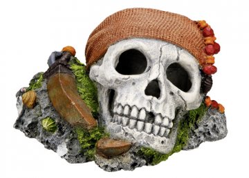 Nobby akvarijní dekorace pirátská lebka 14,5 x 12,5 x 8,5 cm