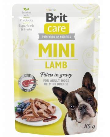 Brit Care Mini Lamb fillets in gravy 85g Brit Care Mini Lamb fillets in gravy 85g