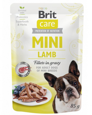 Brit Care Mini Lamb fillets in gravy 85g