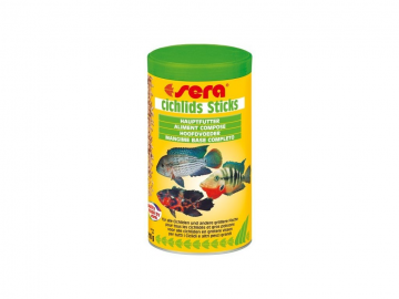 Sera základní krmivo pro středně velké a velké cichlidy Cichlids Stick 1000ml