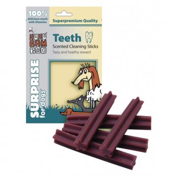 Huhu bamboo Teeth - Dentální kosti na čištění zubů 75g Huhu bamboo Teeth - Dentální kosti na čištění zubů 75g