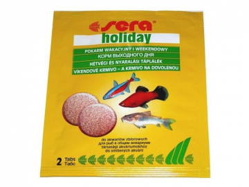 Sera sedmidenní krmivo v tabletě Holiday 2tbl. Sera sedmidenní krmivo v tabletě Holiday 2tbl.