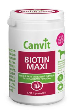 Canvit Biotin Maxi pro psy ochucený 500g