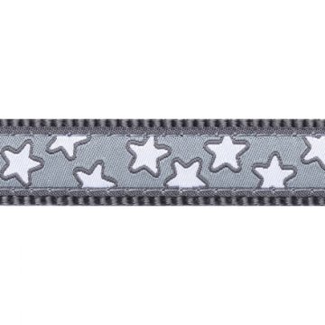 Vodítko RD přep. 12 mm x 2 m - Stars White on Grey Vodítko RD přep. 12 mm x 2 m - Stars White on Grey
