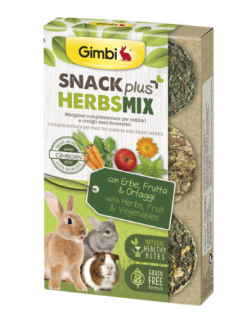 GIMBI Snack Plus bylinky MARIG.-banan 50G GIMBI Snack Plus bylinky MARIG.-banan 50G