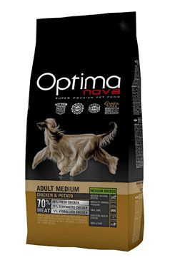 Optima Nova Dog GF Adult medium 2kg Optima Nova Dog GF Adult medium 2kg