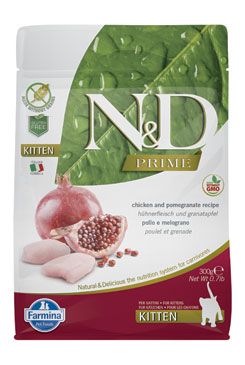 N&D PRIME CAT KITTEN Chicken & Pomegranate 300g N&D PRIME CAT KITTEN Chicken & Pomegranate 300g