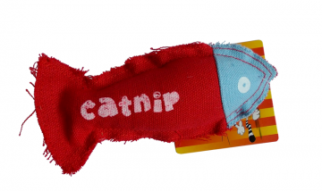 Hračka pro kočky textil s catnipem 15cm