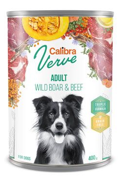 Calibra Dog Verve konz.GF Adult Wild Boar&Beef…