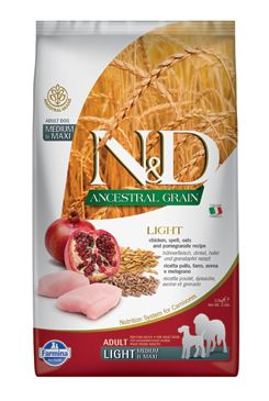 N&D LG DOG Light M/L Chicken&Pomegranate 2,5kg N&D LG DOG Light M/L Chicken&Pomegranate 2,5kg