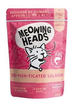 MEOWING HEADS So-fish-ticated Salmon kapsička 10x100g MEOWING HEADS So-fish-ticated Salmon kapsička 10x100g