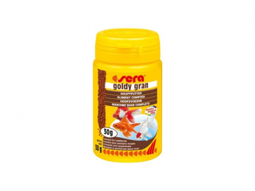 Sera základní krmivo pro studenovodní ryby Goldy Gran 100ml Sera základní krmivo pro studenovodní ryby Goldy Gran 100ml