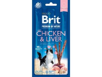 Brit Premium by Nature Cat Sticks with Chicken & Liver 3ks Brit Premium by Nature Cat Sticks with Chicken & Liver 3ks