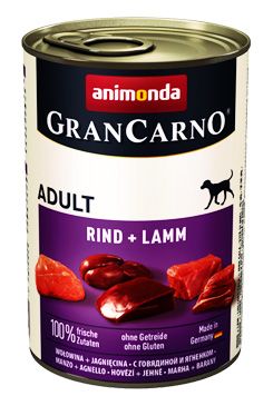 Animonda GRANCARNO konz. ADULT hovězí/jehněčí 400g Animonda GRANCARNO konz. ADULT hovězí/jehněčí 400g