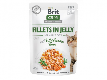Brit Care Cat Fillets in Jelly with Wholesome Tuna 85g Brit Care Cat Fillets in Jelly with Wholesome Tuna 85g