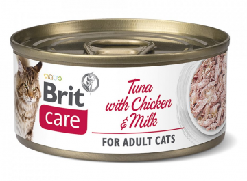 Brit Care Cat Tuna with Chicken and Milk 70g Brit Care Cat Tuna with Chicken and Milk 70g