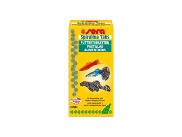 Sera krmivo pro ryby pojídající řasy Spirulina Tabs 24tbl. Sera krmivo pro ryby pojídající řasy Spirulina Tabs 24tbl.