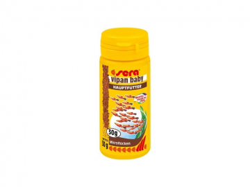Sera růstové krmivo pro malé ryby Vipan Baby 50ml Sera růstové krmivo pro malé ryby Vipan Baby 50ml
