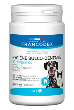 Francodex Žvýkací zubní pasta v tabletách pes…
