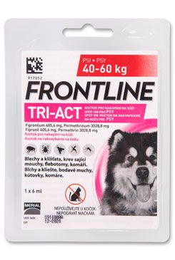FRONTLINE TRI-ACT spot-on pro psy XL (40-60…