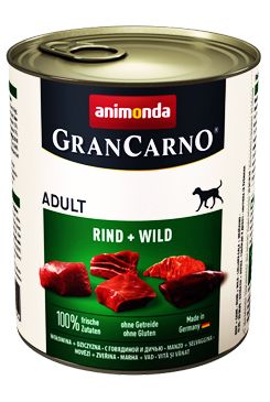 Animonda GRANCARNO konz. ADULT hovězí/zvěřina 800g Animonda GRANCARNO konz. ADULT hovězí/zvěřina 800g