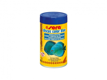 Sera doplňkové krmivo pro terčovce a jiné náročné ryby Discus Color Blue 100ml Sera doplňkové krmivo pro terčovce a jiné náročné ryby Discus Color Blue 100ml
