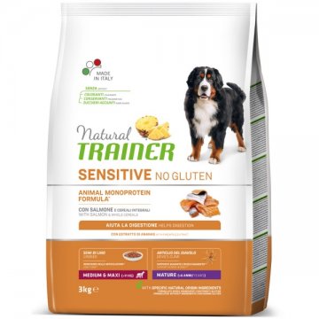 TRAINER Natural SENSITIVE No gluten Maturity M/M losos 3kg TRAINER Natural SENSITIVE No gluten Maturity M/M losos 3kg