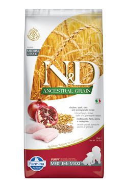 N&D LG DOG Puppy M/L Chicken & Pomegranate 12kg N&D LG DOG Puppy M/L Chicken & Pomegranate 12kg