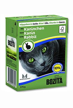 Bozita Cat kousky v omáčce s králičí TP 16x370g Bozita Cat kousky v omáčce s králičí TP 16x370g
