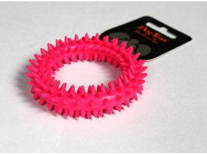 Kroužek dentální růžový - TPR 9x9x2.2cm