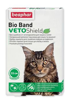 Beaphar Obojek antipar. kočka Bio Band VetoSh.35cm 1ks Beaphar Obojek antipar. kočka Bio Band VetoSh.35cm 1ks