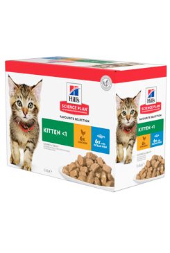 Hill's Fel. kapsa Kitten Chicken&Ocean fish 24x85g Hill's Fel. kapsa Kitten Chicken&Ocean fish 24x85g