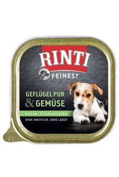 Rinti Dog Feinest vanička drůbež+zelenina 150g Rinti Dog Feinest vanička drůbež+zelenina 150g