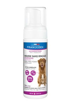 Francodex Dimethicone bezoplachová pěna pes 150ml Francodex Dimethicone bezoplachová pěna pes 150ml
