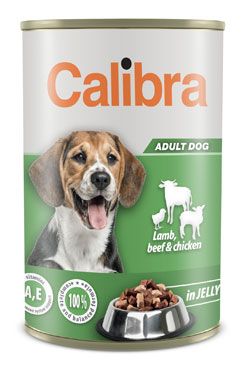 Calibra Dog konz.Lamb,beef&chick. in jelly 1240g NEW