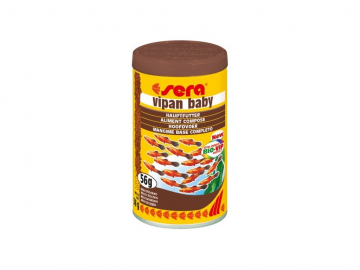 Sera růstové krmivo pro malé ryby Vipan Baby 100ml Sera růstové krmivo pro malé ryby Vipan Baby 100ml