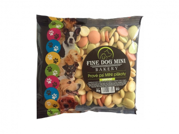 Fine Dog MINI Piškoty barevné 80g