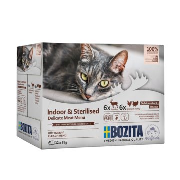 Bozita Cat Indoor & Sterilised, kapsa 85 g (12 pack)