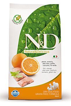 N&D GF DOG Adult Mini Fish & Orange 2,5kg N&D GF DOG Adult Mini Fish & Orange 2,5kg