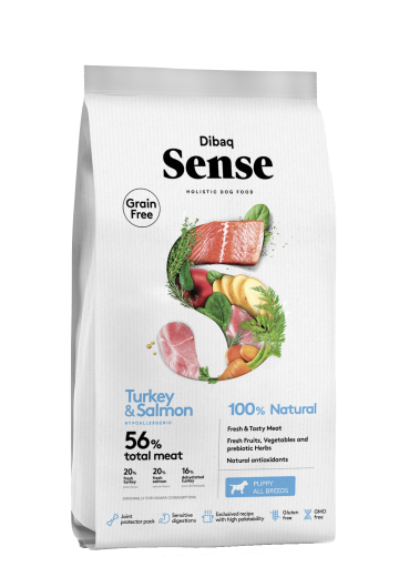 DIBAQ SENSE Salmon&Turkey PUPPY 12 kg