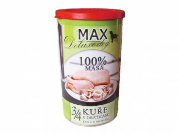 MAX deluxe 3/4 kuřete s dršťkami 1200g