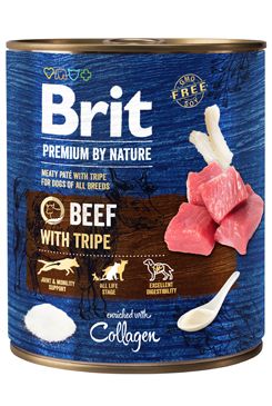 Brit Premium Dog by Nature konz Beef & Tripes…