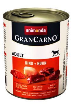 Animonda GRANCARNO konz. ADULT hovězí/kuřecí 800g Animonda GRANCARNO konz. ADULT hovězí/kuřecí 800g