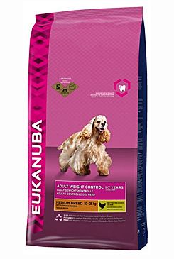 Eukanuba Dog Adult Weight Control Medium 3kg Eukanuba Dog Adult Weight Control Medium 3kg